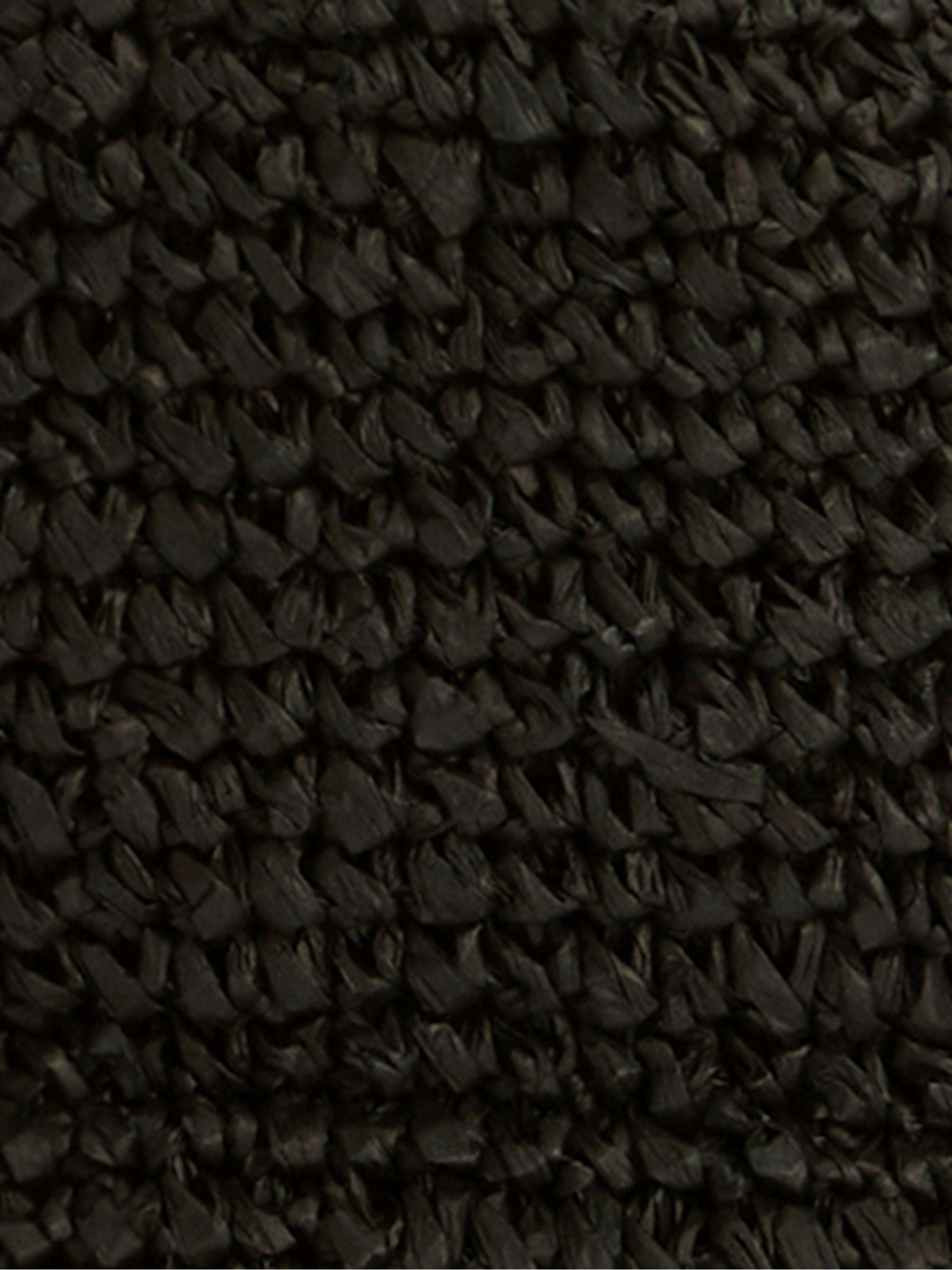 Barbour Black Lily Raffia Tote Bag, imported from the UK