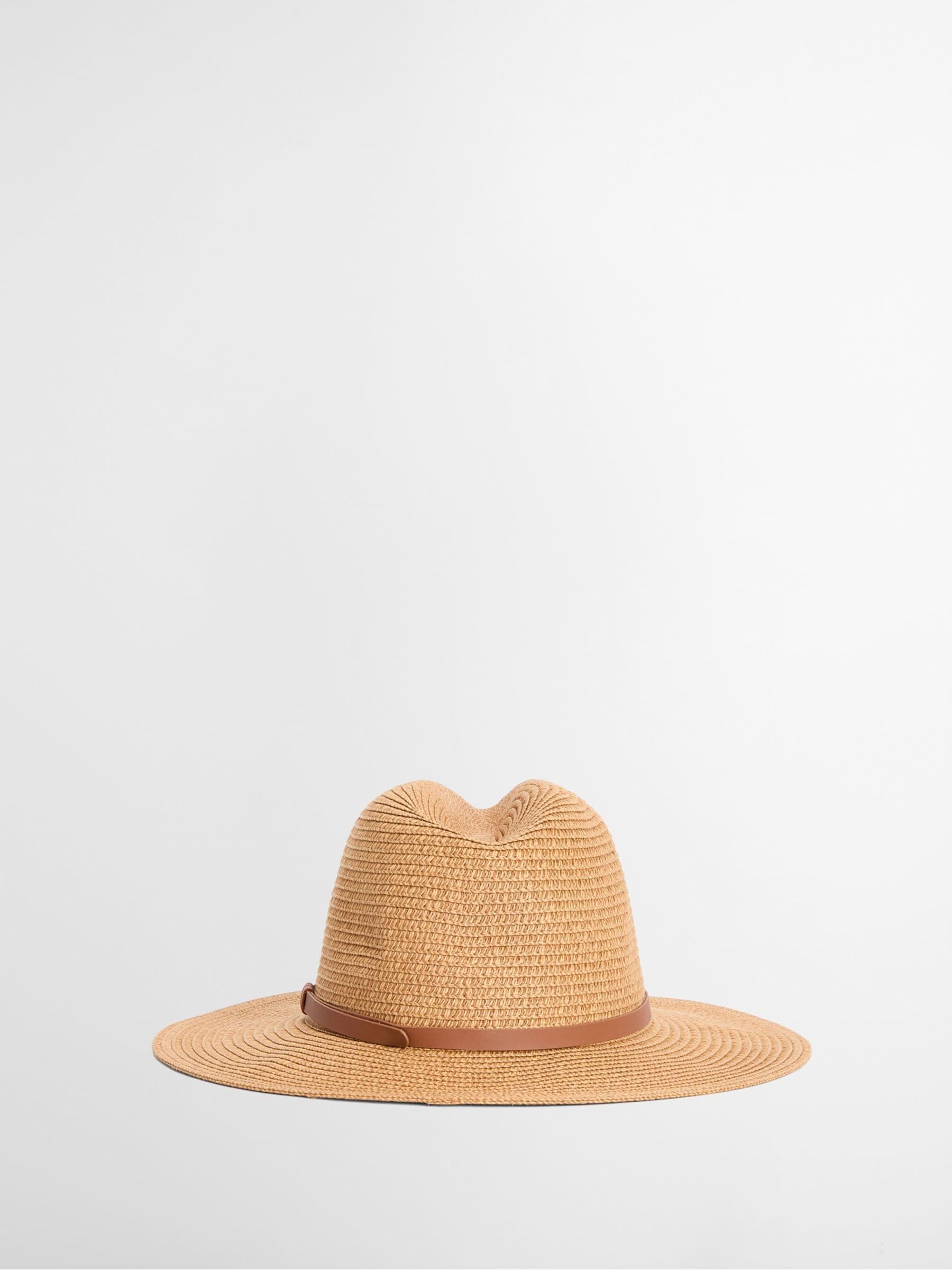 Barbour brown Evelyn braid trilby hat, imported from the UK