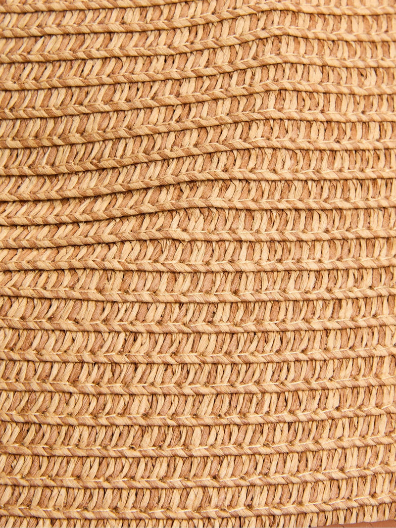 Barbour brown Evelyn braid trilby hat, imported from the UK