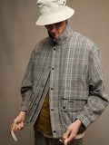 Barbour Natural Tracker showerproof bucket hat (British brand)