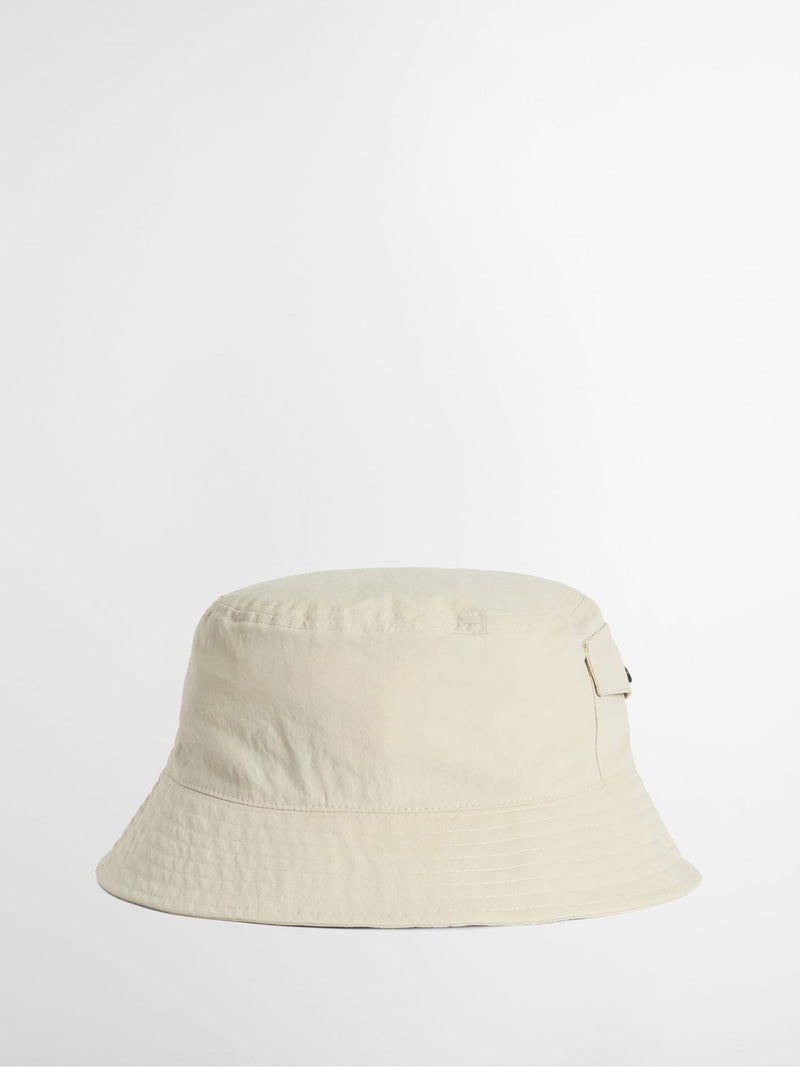 Barbour Natural Tracker showerproof bucket hat (British brand)
