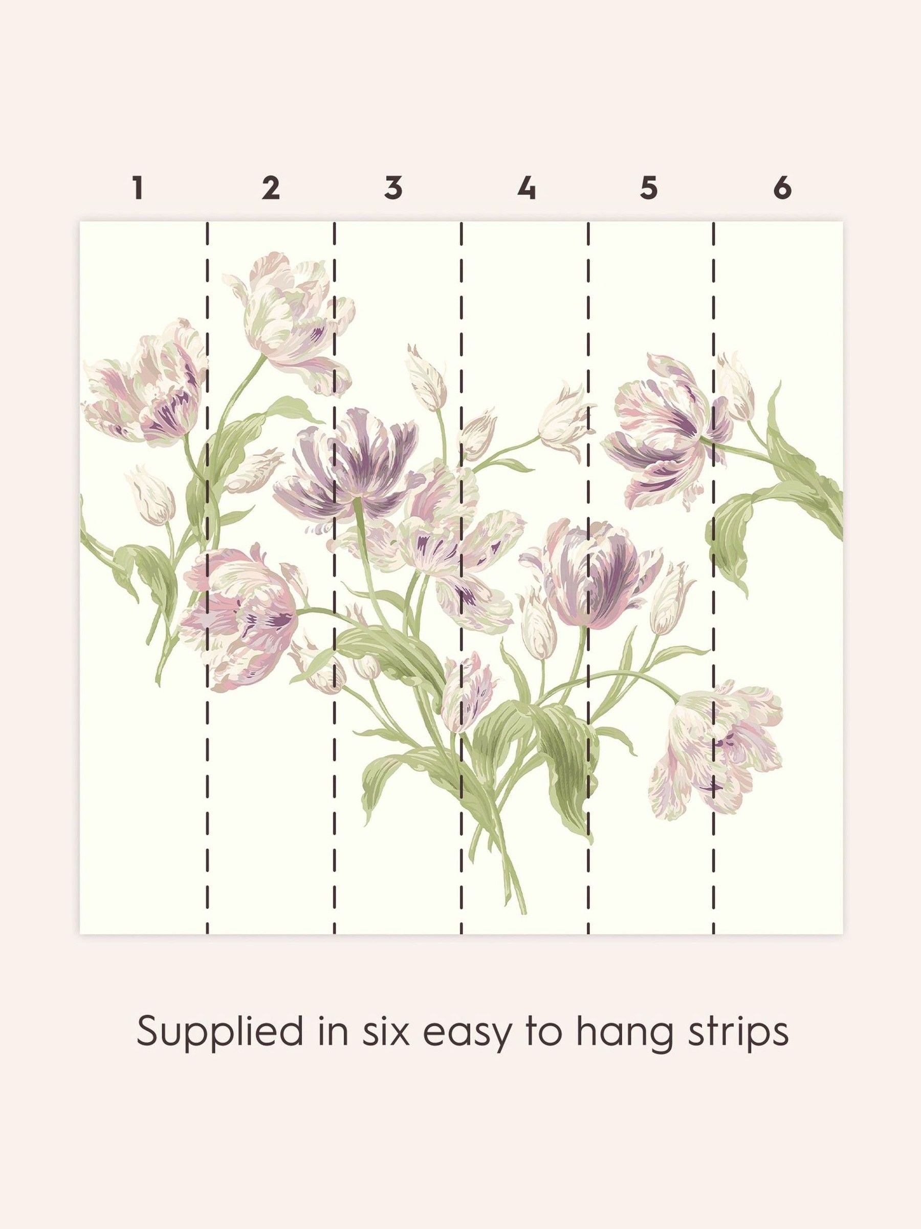 Laura Ashley wallpaper sample Grape Gosford A4 (British brand)