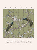 Laura Ashley Hedgerow Belvedere mural sample A4, UK version