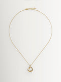 Missoma gold tone twisted pendant necklace - British product
