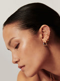 Missoma Lucy Williams Chunky Entwine small hoop earrings, UK version