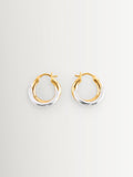 Missoma Lucy Williams Chunky Entwine small hoop earrings, UK version