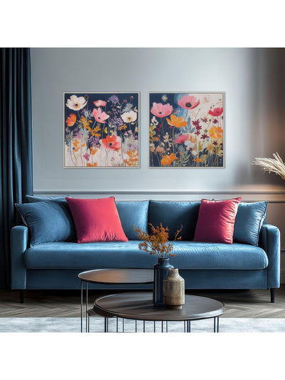 Art Marketing mehrfarbiges modernes Mix Leinwand Wandkunst 61 cm x 61 cm x 3 cm