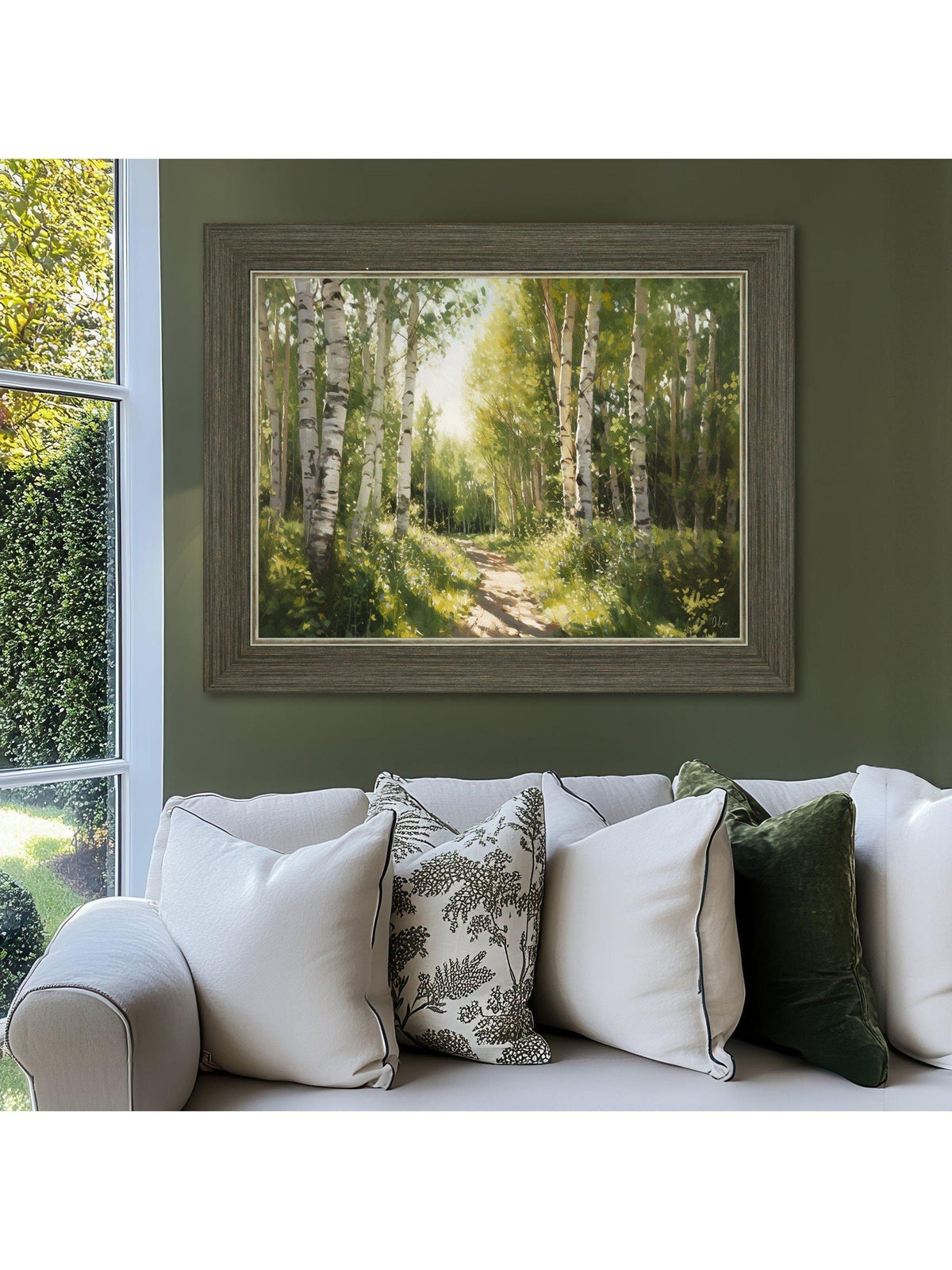 Art Marketing green dream wall art 77x99cm - British product