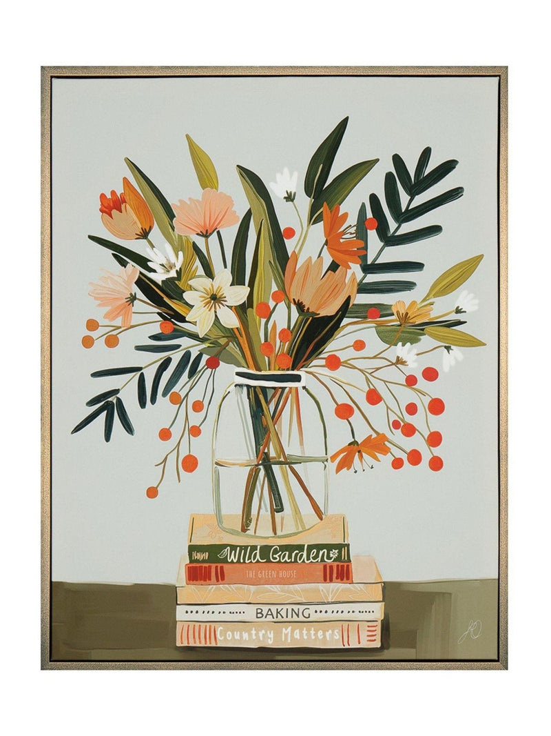 Joanne Leas Wild at Heart multicoloured wall art print 50.5cm x 65.5cm - British product