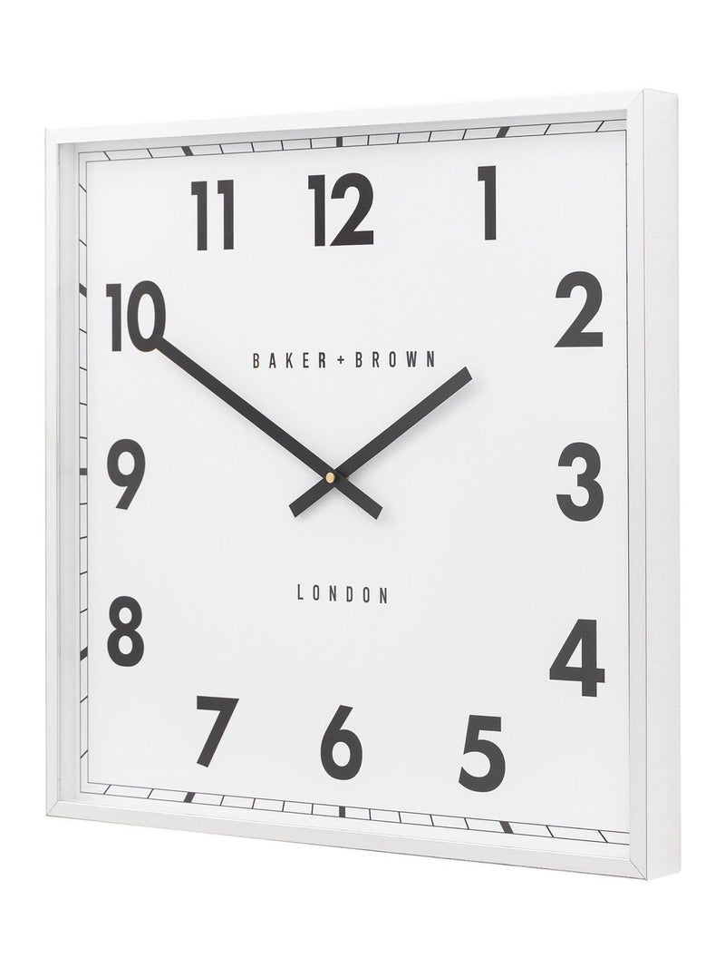 Gallery Home Chrome Pinehurst Wall Clock