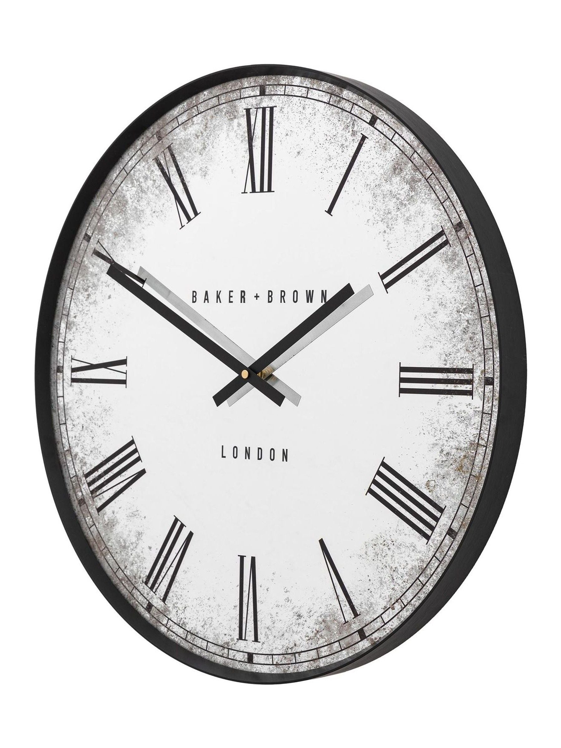 Gallery Home Black Chesterfield wall clock 50cm, UK version