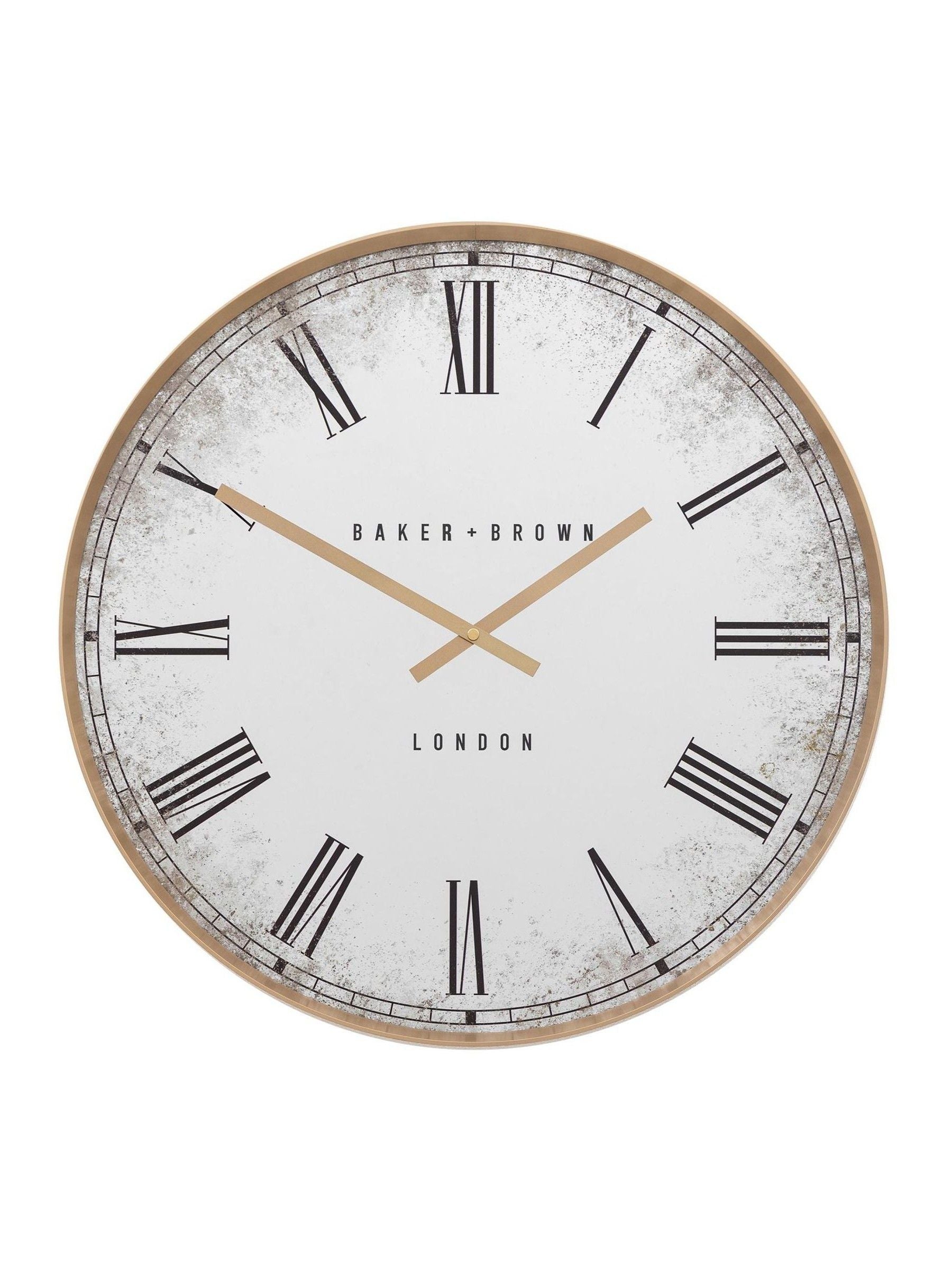 Gallery Home gold Chesterfield wall clock 50cm, UK version