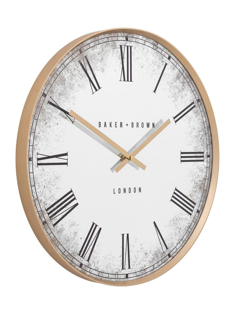 Gallery Home gold Chesterfield wall clock 50cm, UK version