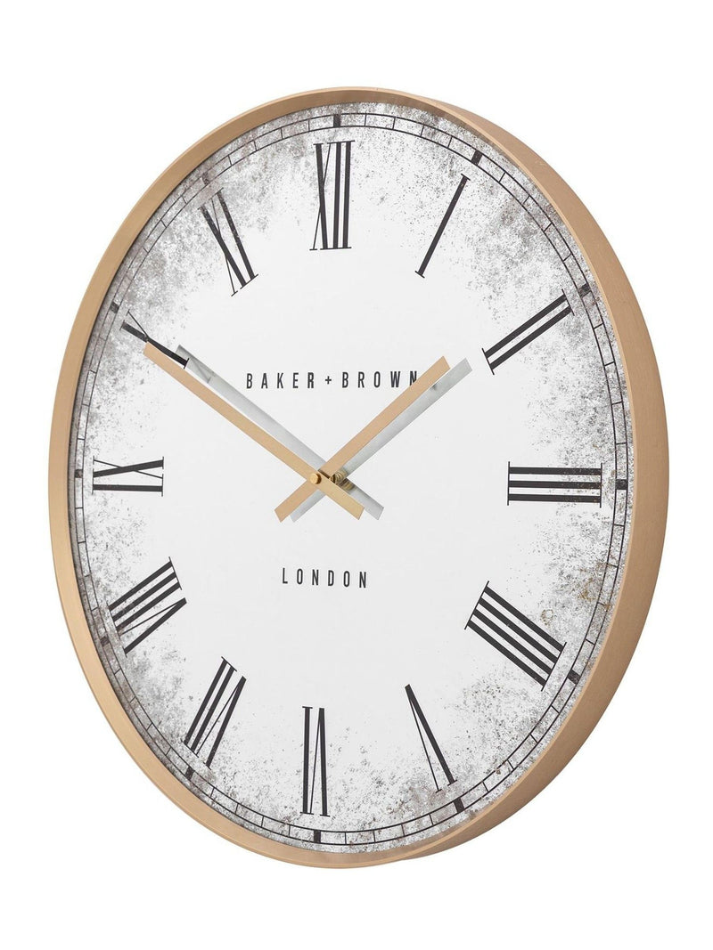 Gallery Home gold Chesterfield wall clock 50cm, UK version