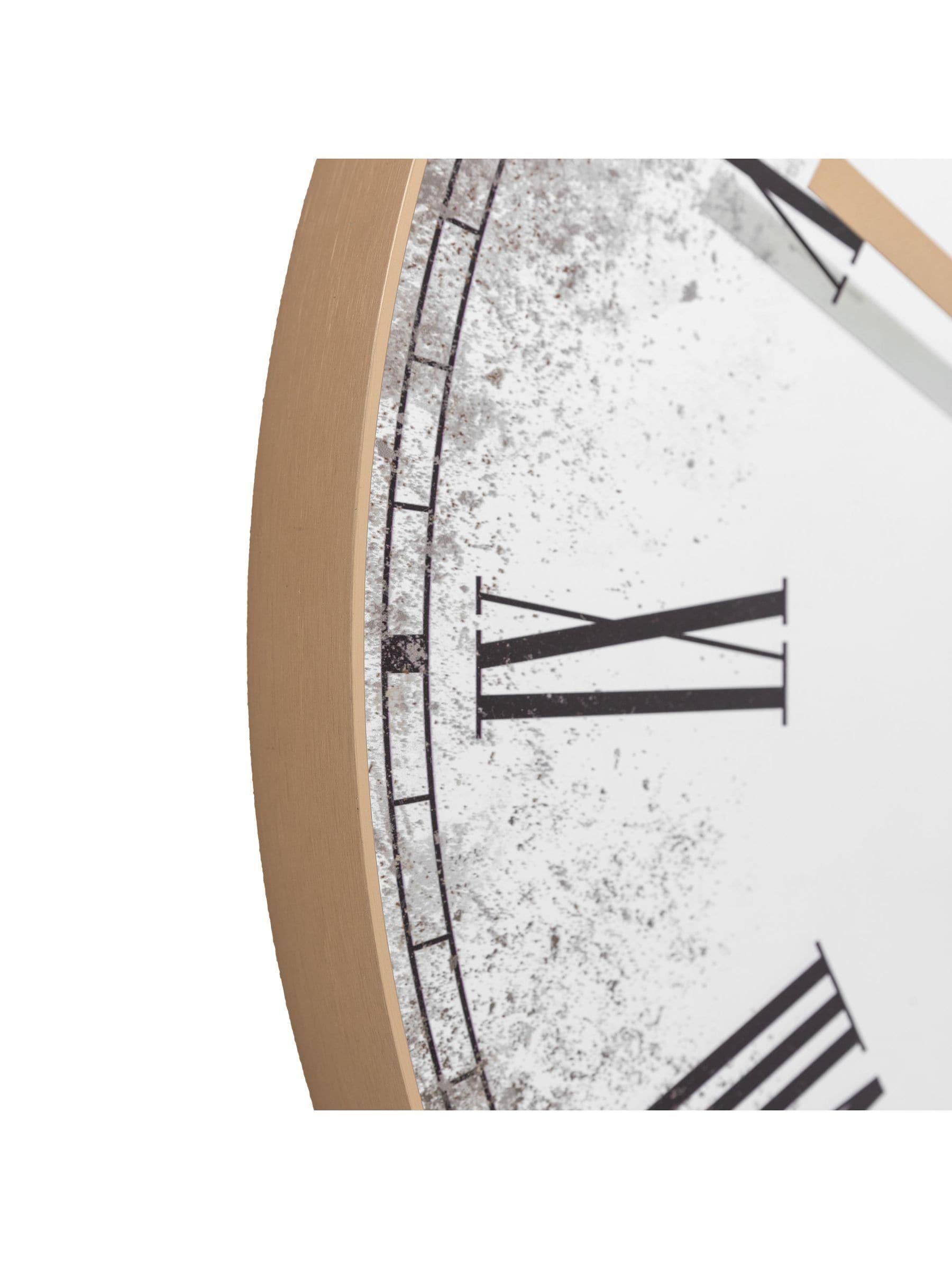 Gallery Home gold Chesterfield wall clock 50cm, UK version