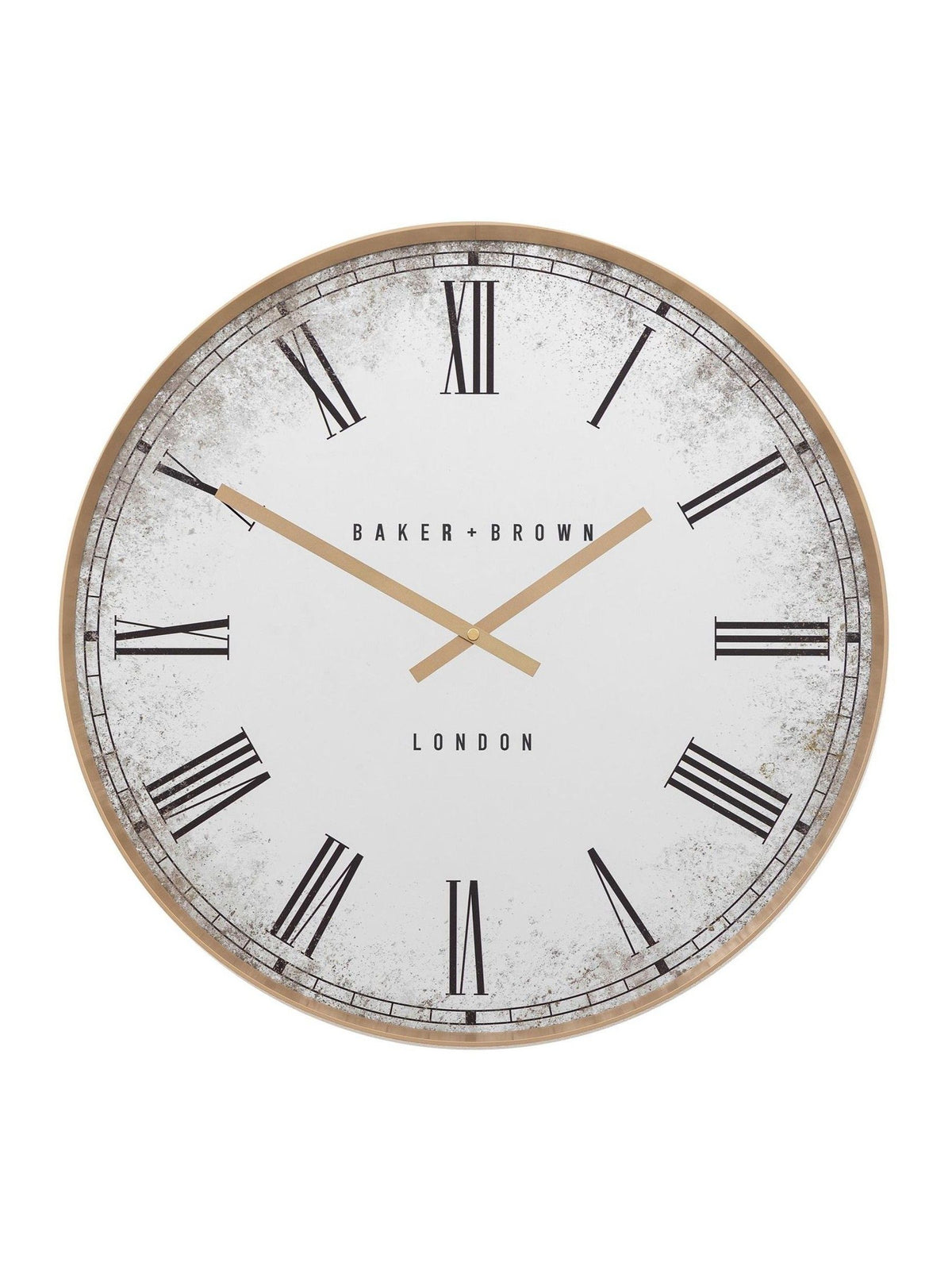 Gallery Home gold Chesterfield wall clock 50cm, UK version