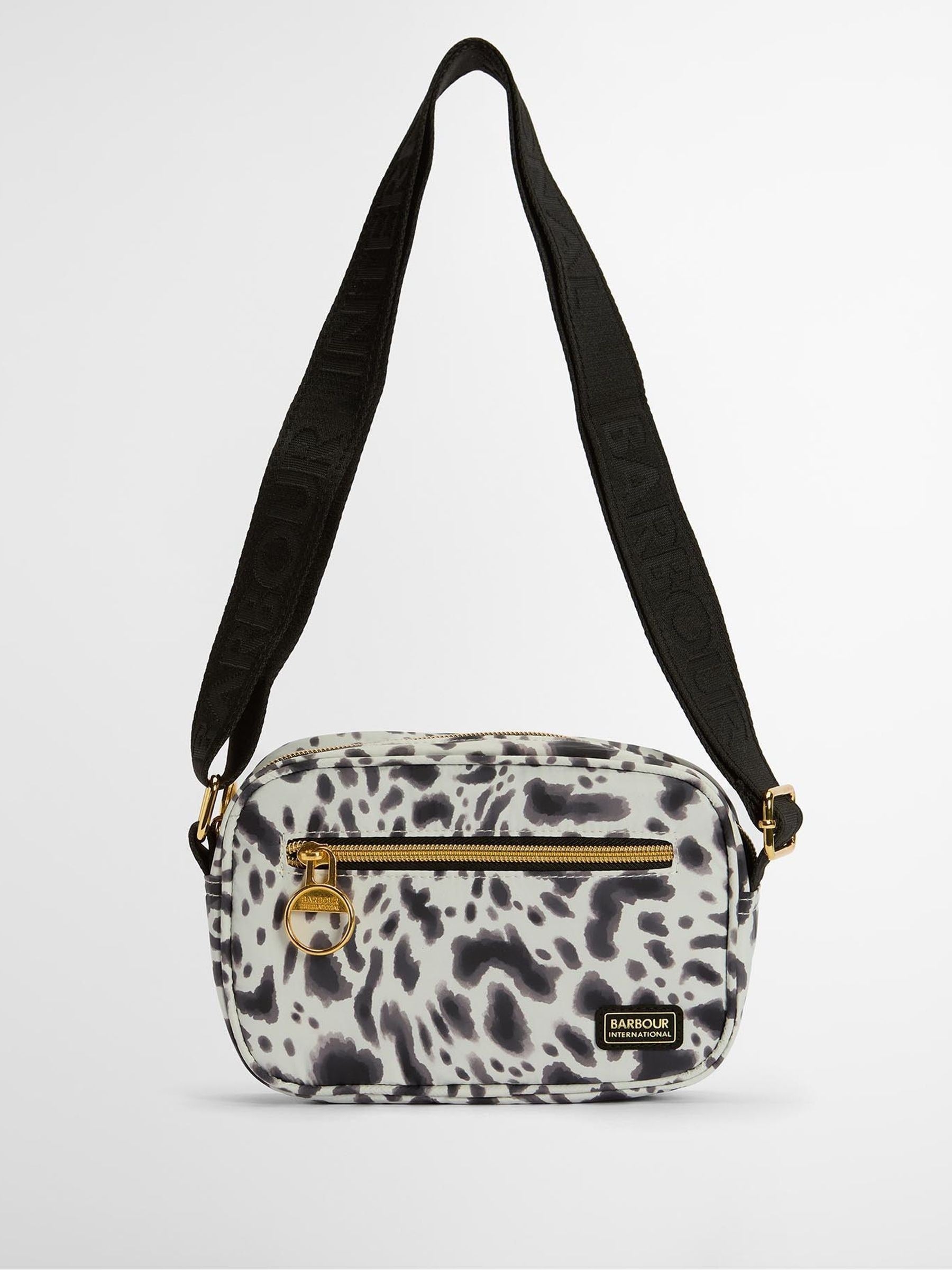 Barbour International Animal Boulevard Micro Crossbody Bag, imported from the UK