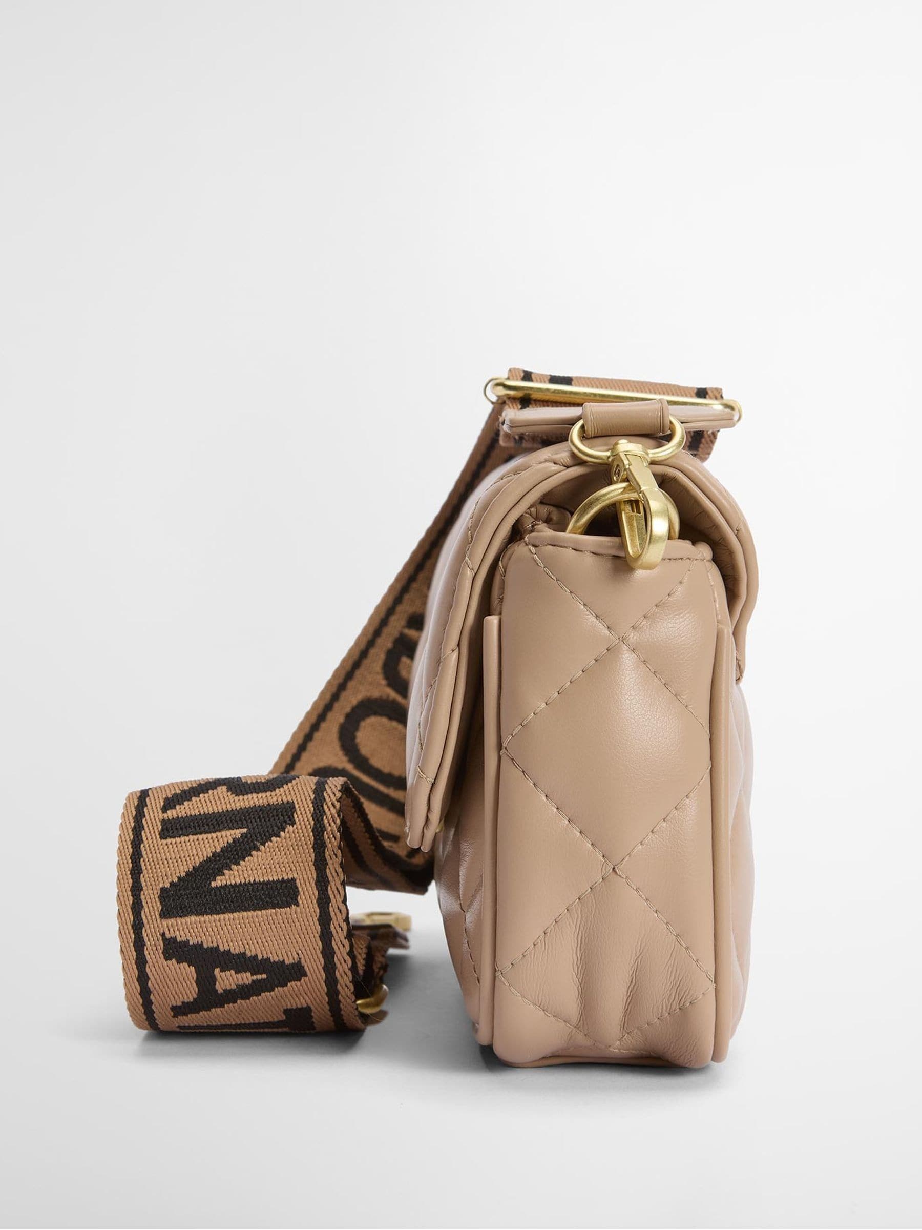 Barbour nude soft quilt mini Soho cross-body bag - British product