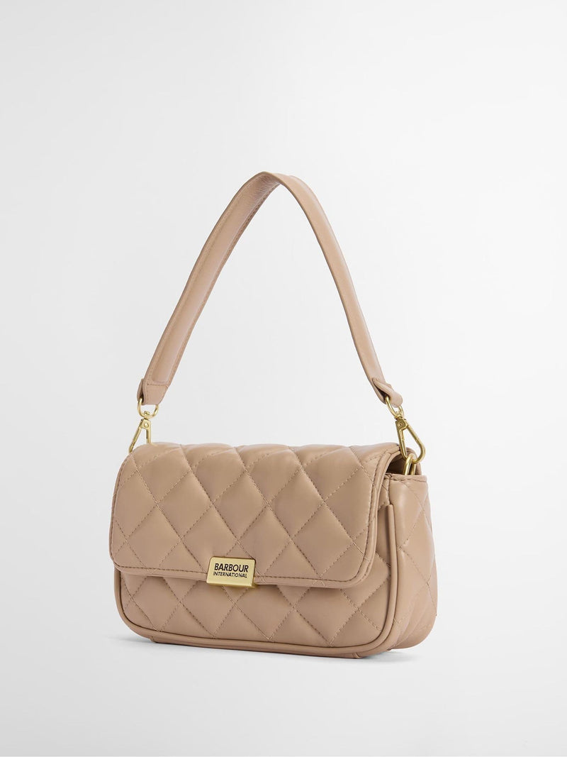 Barbour nude soft quilt mini Soho cross-body bag - British product