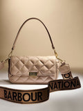 Barbour nude soft quilt mini Soho cross-body bag - British product