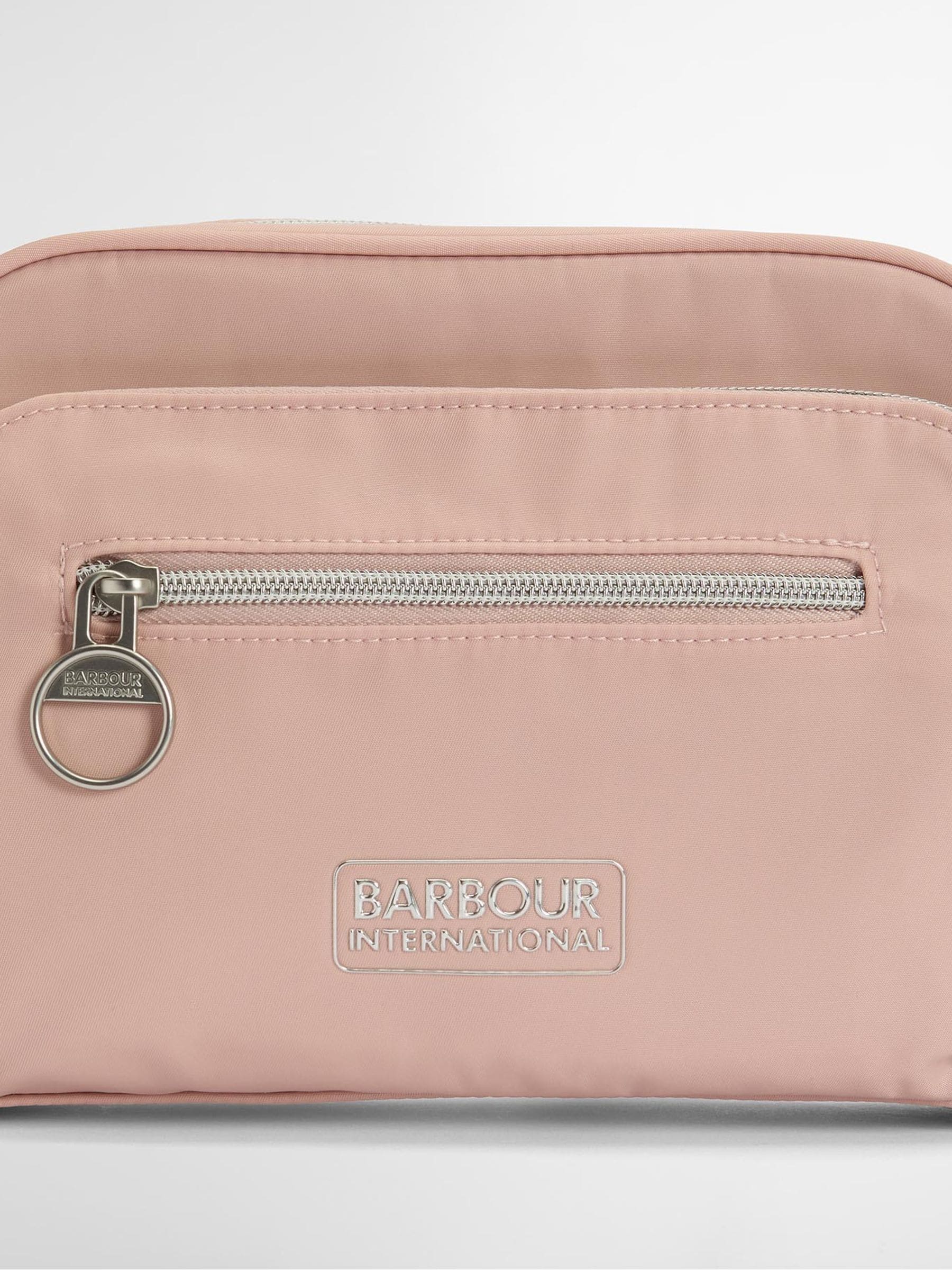 Barbour International black Qualify City crossbody bag, UK version