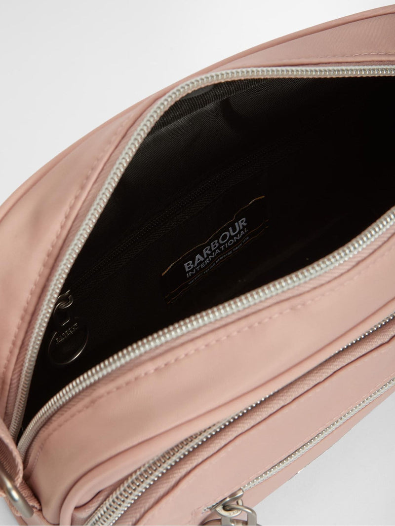 Barbour International black Qualify City crossbody bag, UK version