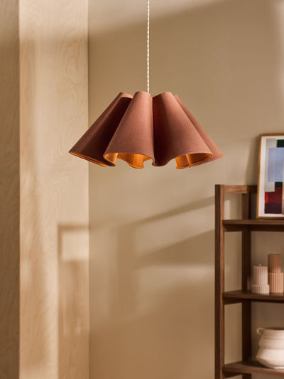 Next MADE.COM Rust Caspian Easyfit Shade, 25cm x 53cm- Buy online at McGrocer