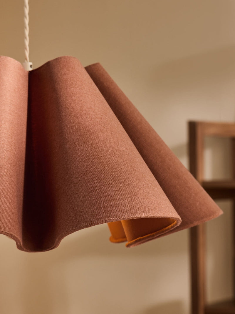 MADE.COM Rust Caspian easyfit shade 53cm - British product