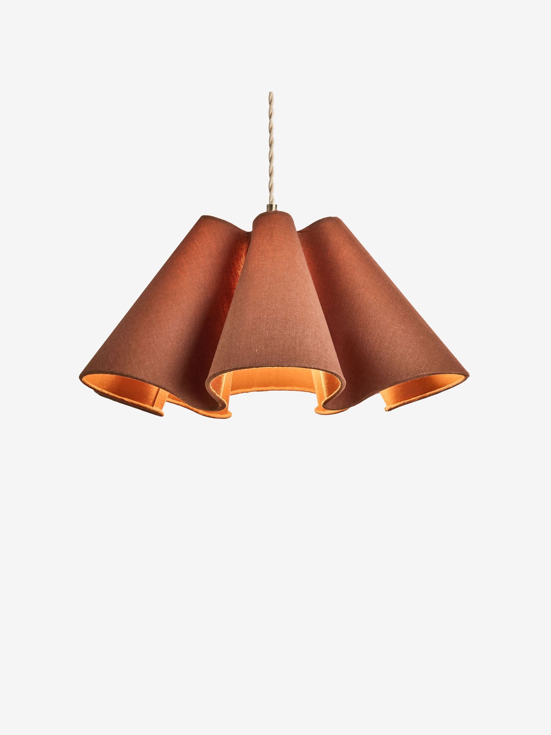 MADE.COM Rust Caspian easyfit shade 53cm - British product