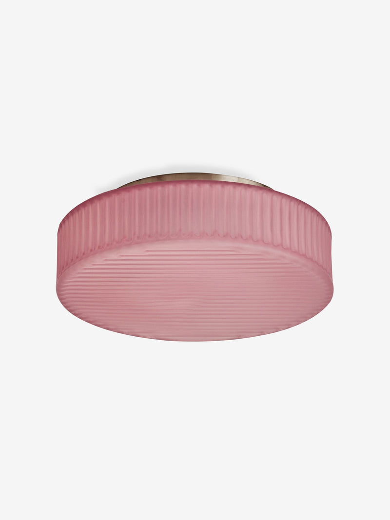 MADE.COM pink Alma flush light 25cm - British product
