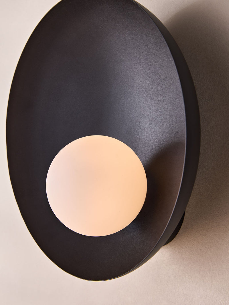 MADE.COM Black Malta Bathroom Wall Light