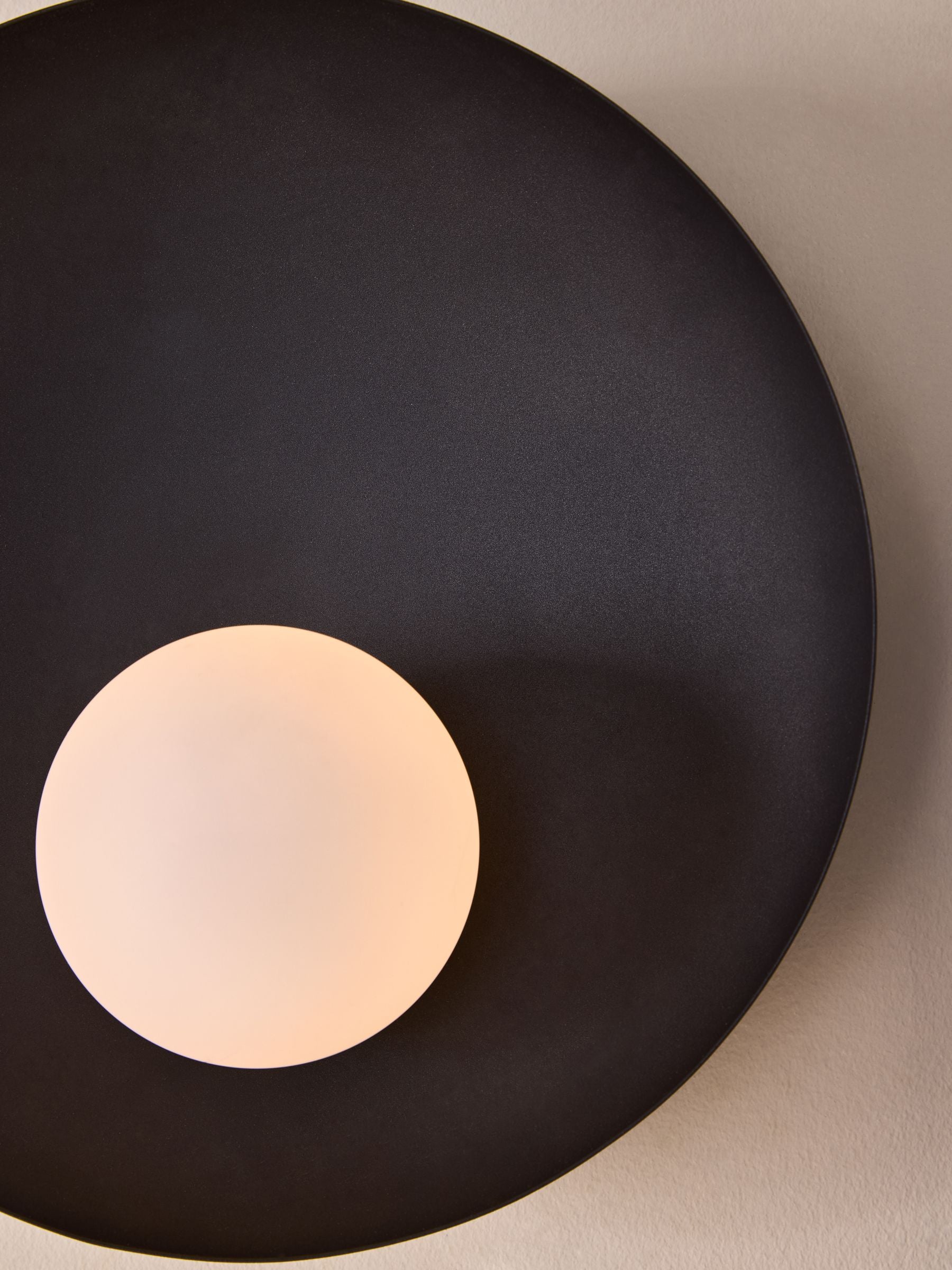 MADE.COM Black Malta Bathroom Wall Light