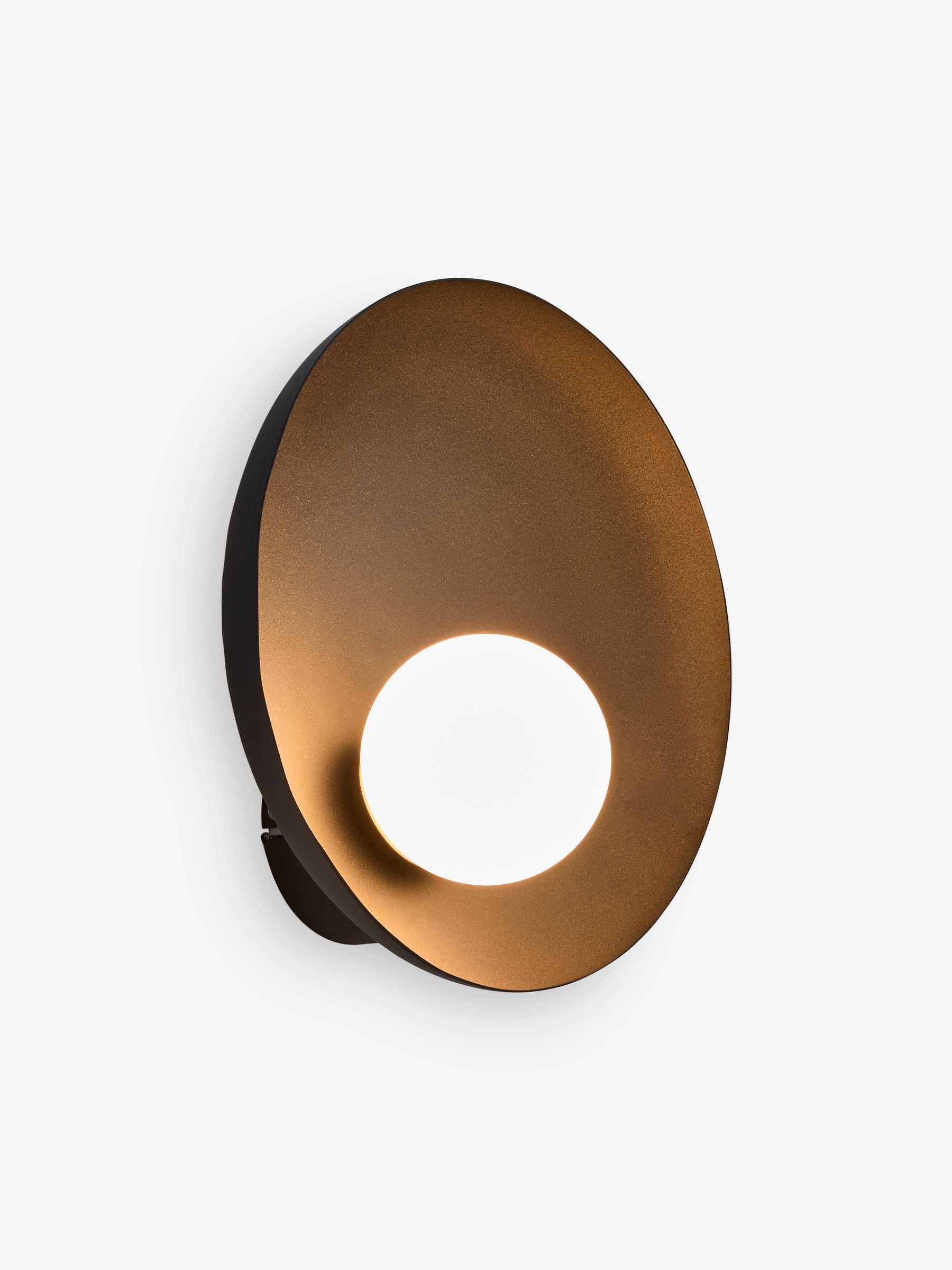 MADE.COM Black Malta Bathroom Wall Light
