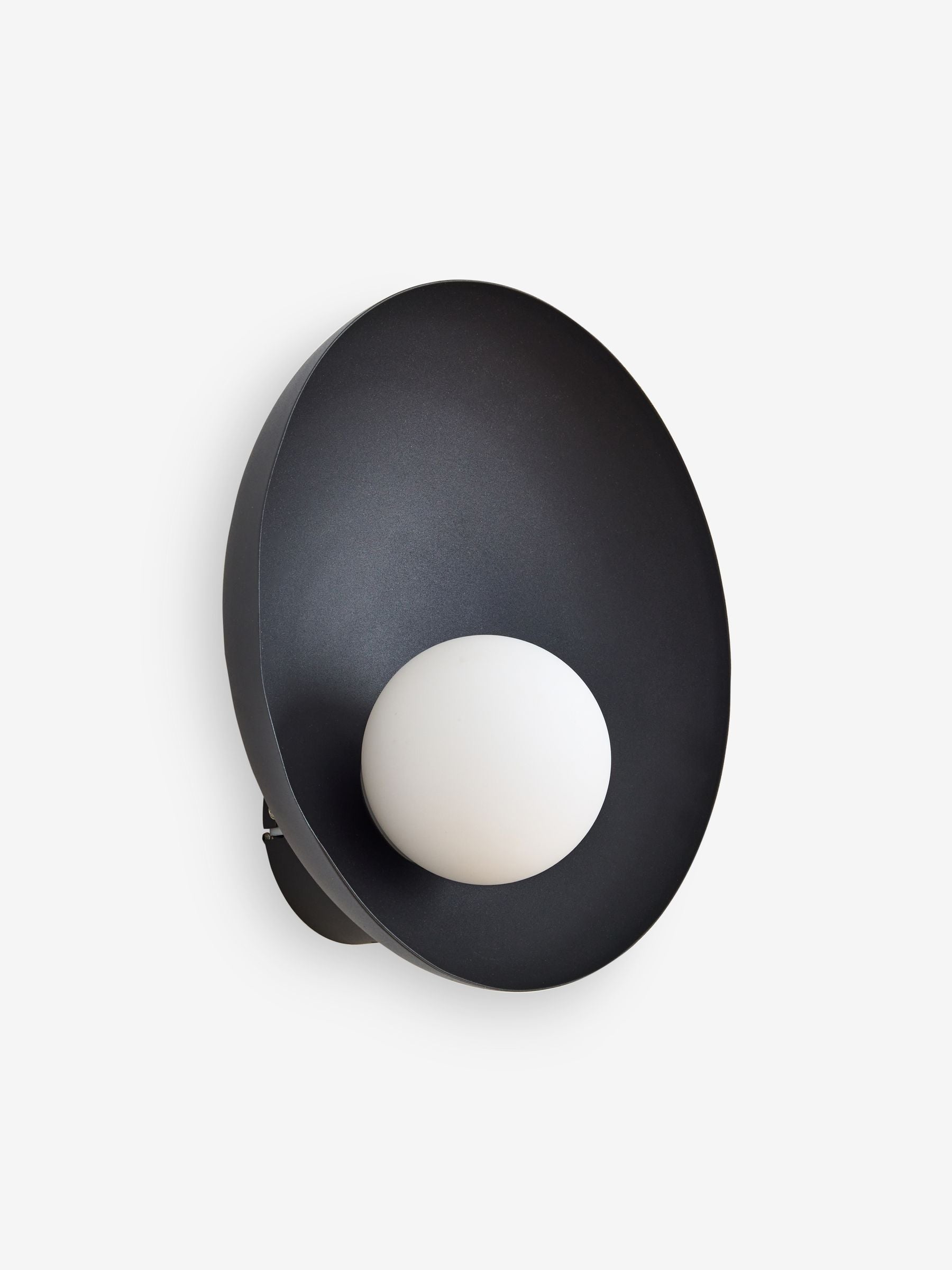 MADE.COM Black Malta Bathroom Wall Light
