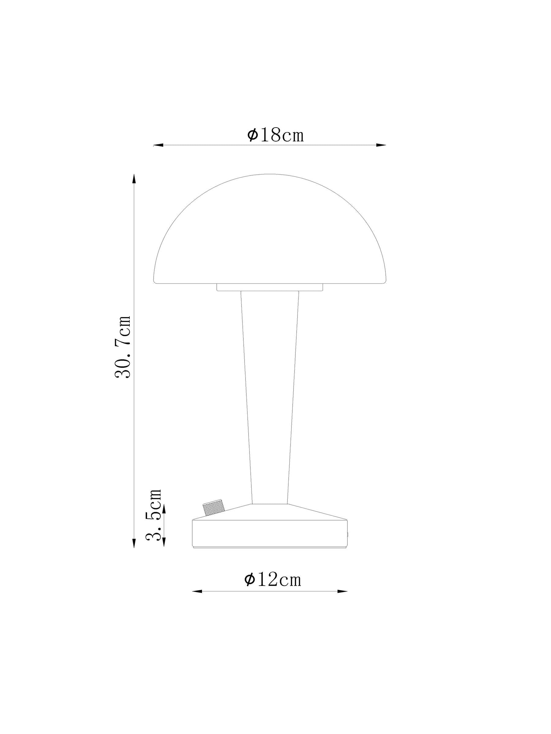 Brass N. Edgecote Marble rechargeable table lamp, imported from the UK