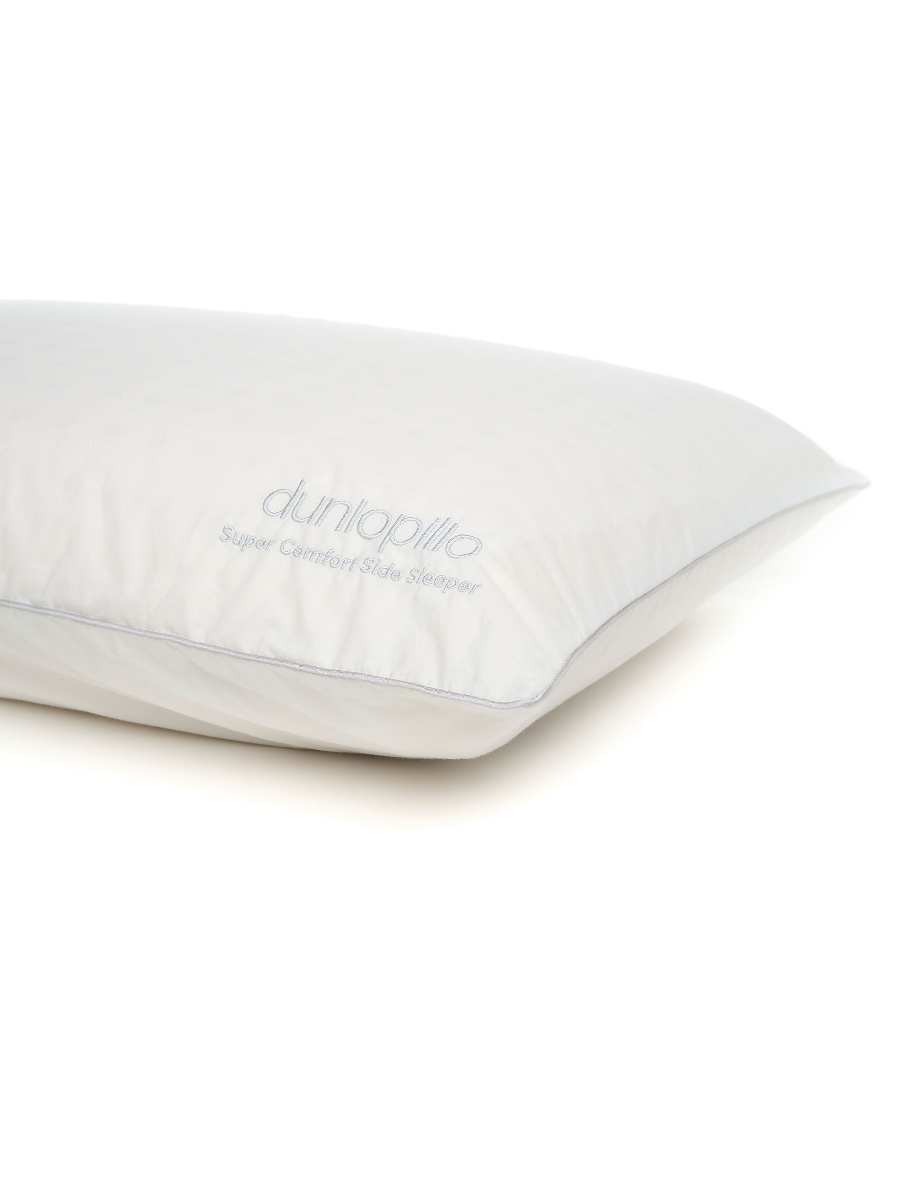 Dunlopillo hypoallergenic latex side sleeper pillow, UK version