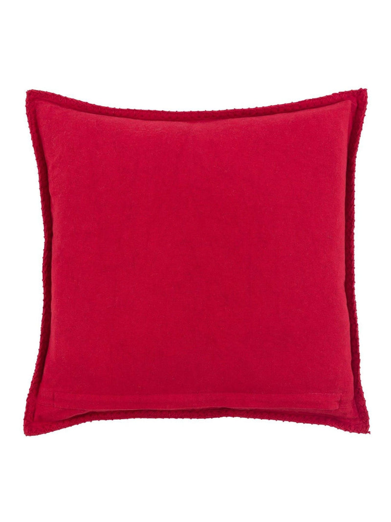 Gallery Home red embroidered cushion 45cm - British product