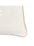 Gallery Home cream embroidered Christmas tree cushion 45cm (British brand)