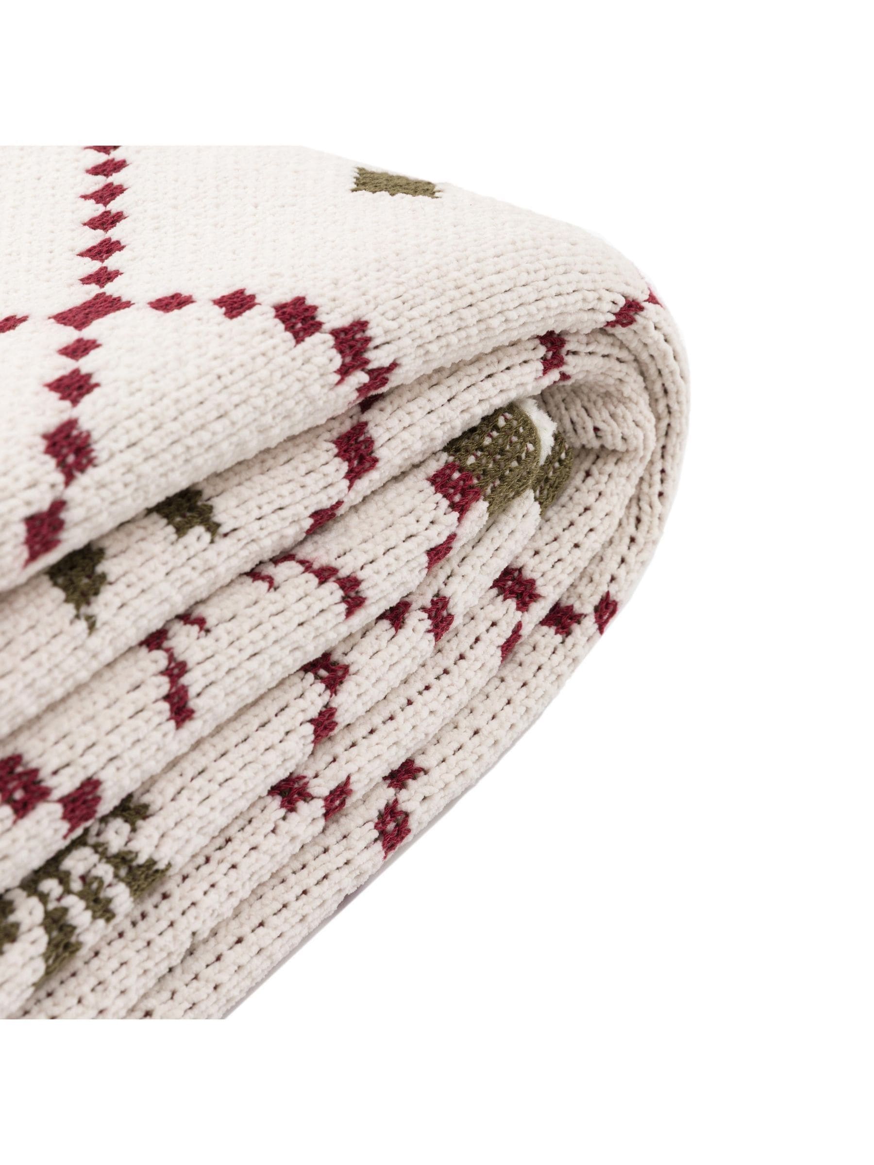 Gallery Home fairisle chenille throw one size - British product
