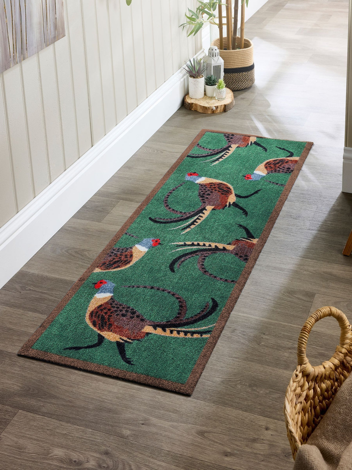 My Mat green pheasant runner mat 50x150cm, UK version