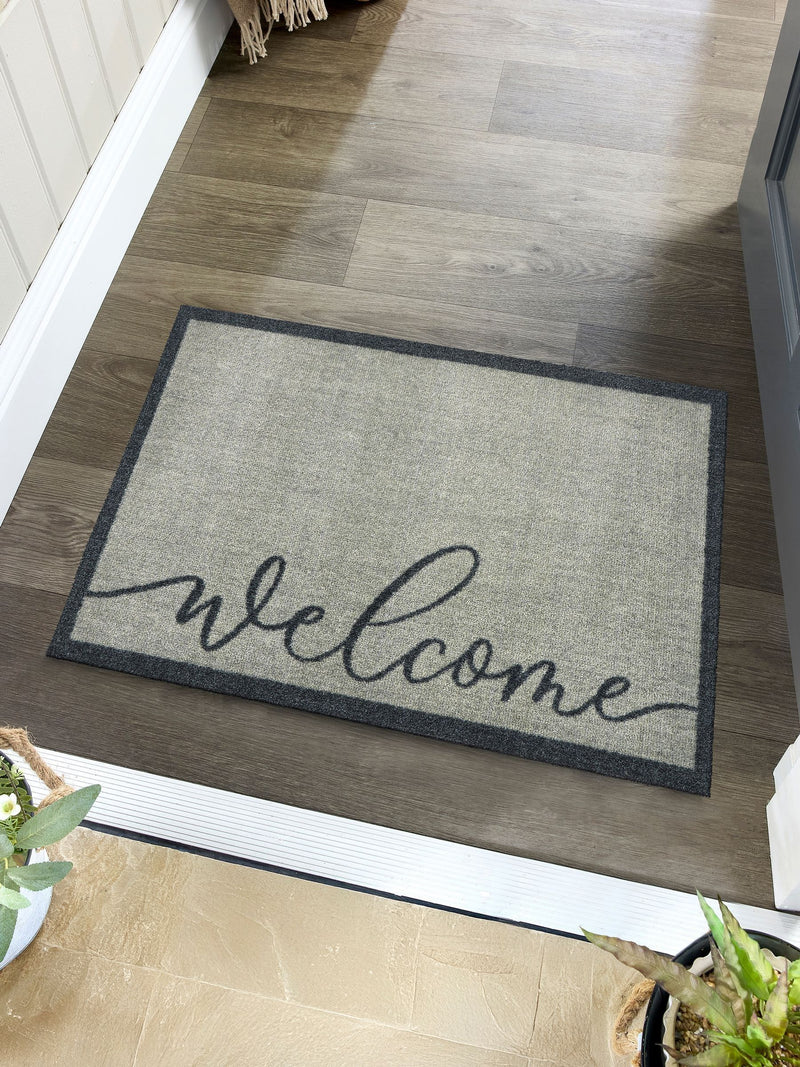 My Mat Grey Welcome Mat 50x75 cm doormat (British brand)