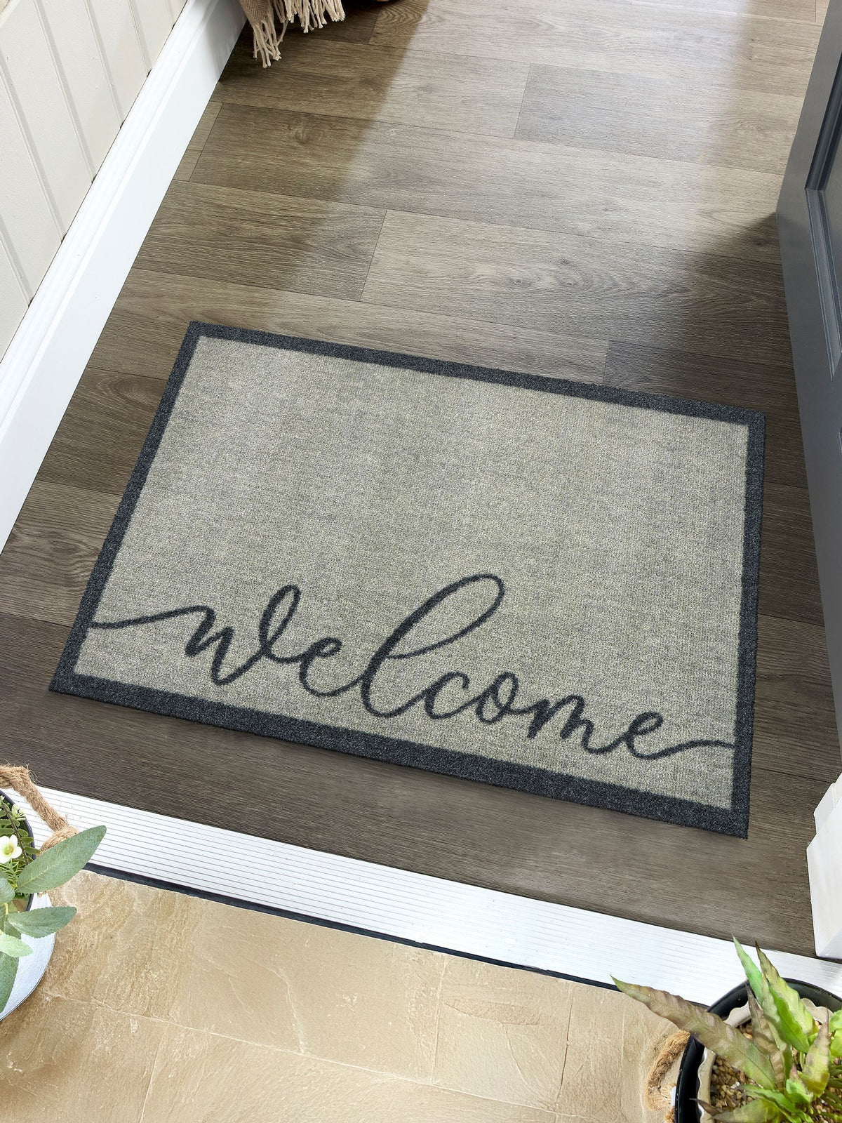 My Mat Grey Welcome Mat 50x75 cm doormat (British brand)