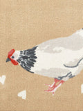 Hug Rug doormat Beige Chicken 65x85 cm, UK version