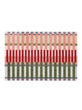 My Mat multi colour block weave indoor mat 50x75cm, UK version