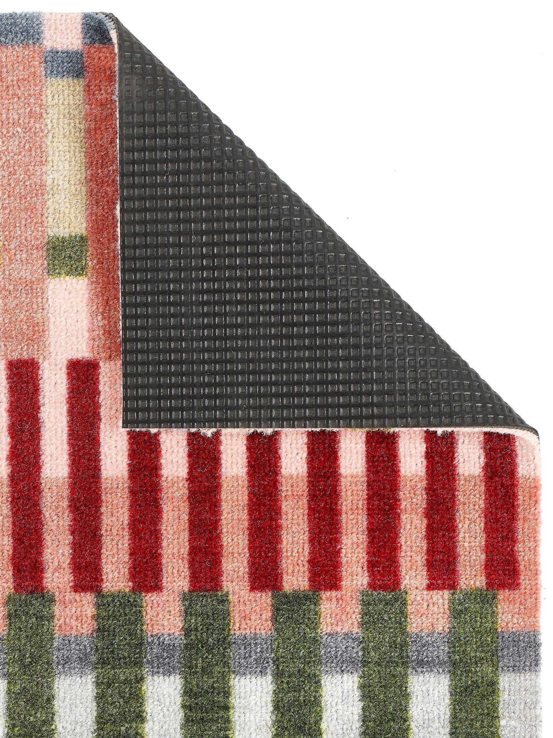 My Mat multi colour block weave indoor mat 50x75cm, UK version
