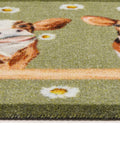 My Mat green daisy cow print mat 50x75cm (British brand)