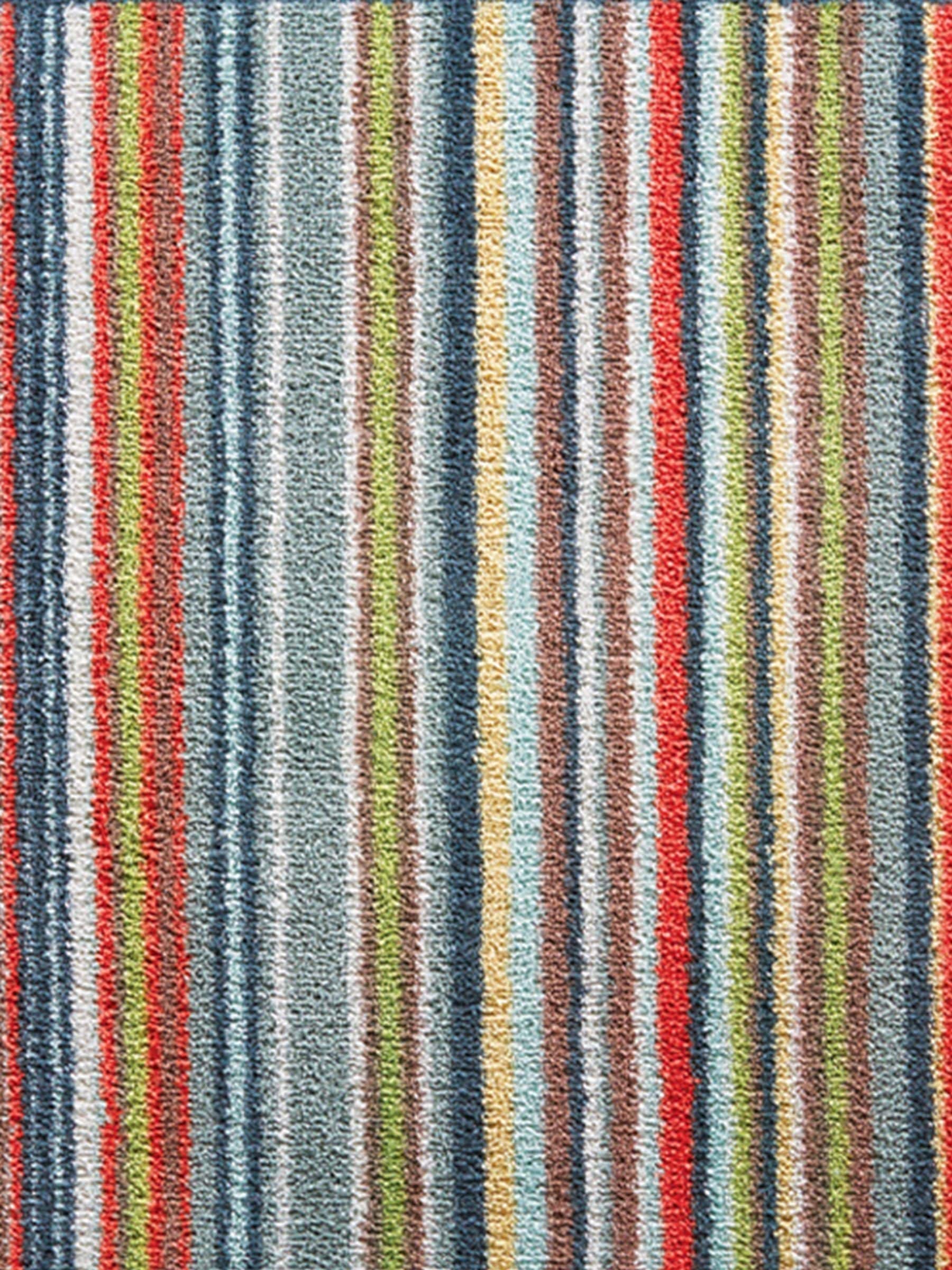 Hug Rug doormat Multi Stripe 32 65x85cm (British brand)