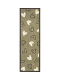 My Mat Sage Green Welcome Hearts Runner