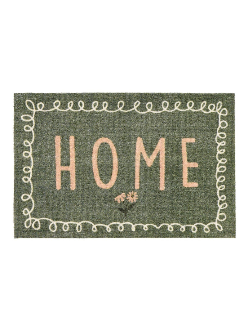 My Mat Green Home in Bloom mat 50x75, imported from the UK