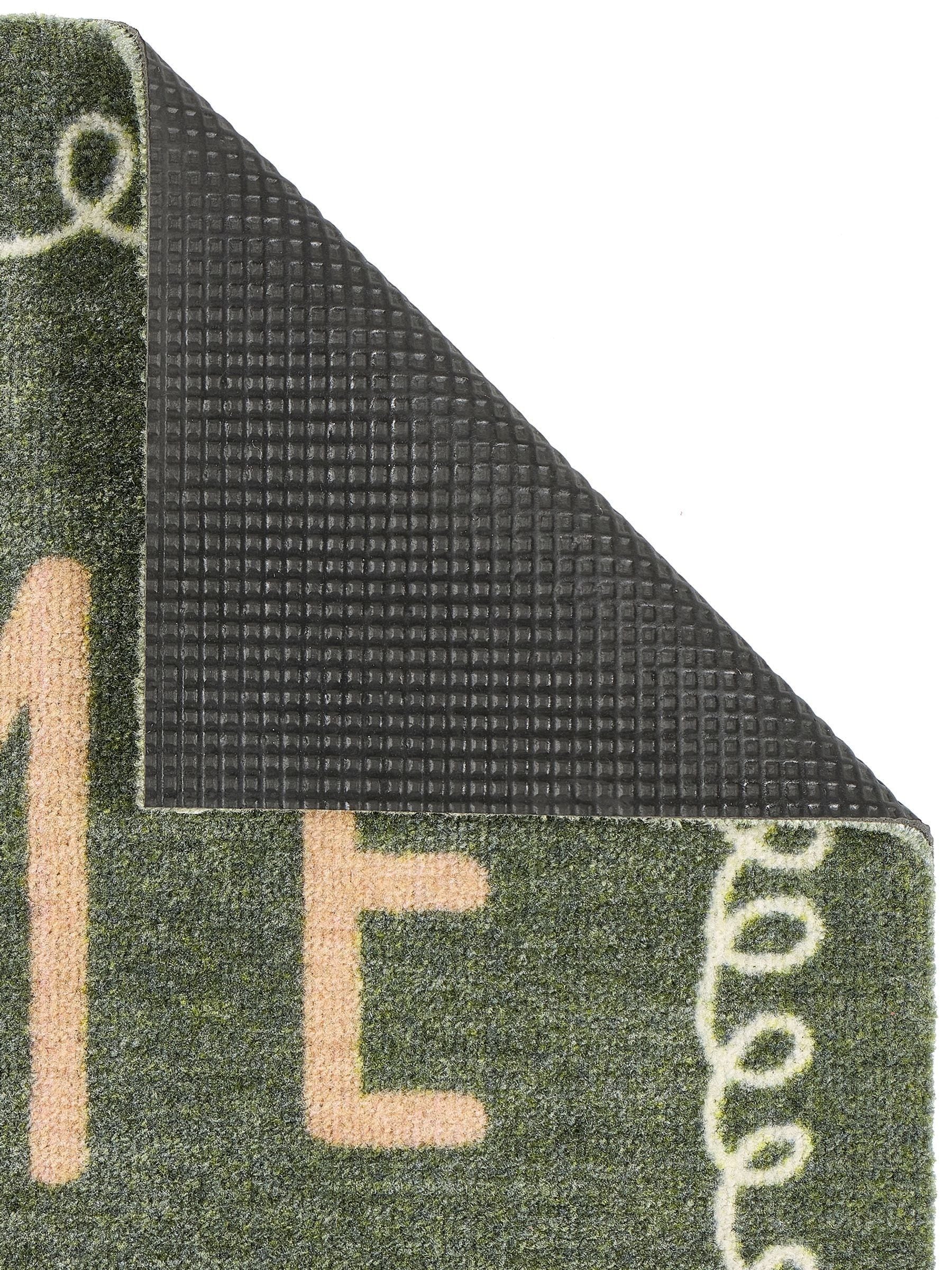 My Mat Green Home in Bloom mat 50x75, imported from the UK
